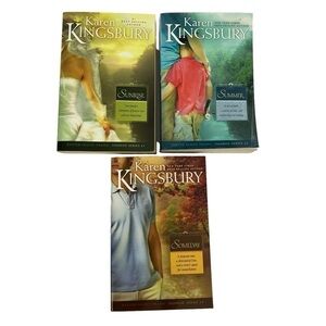 Karen Kingsbury Books/Novel Lot/3 Trade Paperbacks Christian/Romance/Family Life